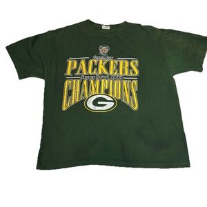 Green Bay Packers Super Bowl XXXI Champions Graphic T-Shirt 2XL NFL Football